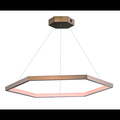 Et2 Hex 1-Light 39.5" Wide Brushed Champagne Pendant Light E22285-BCN